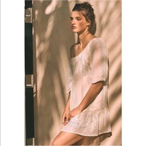 Anthropologie Beaded Sands Swing Dress XS